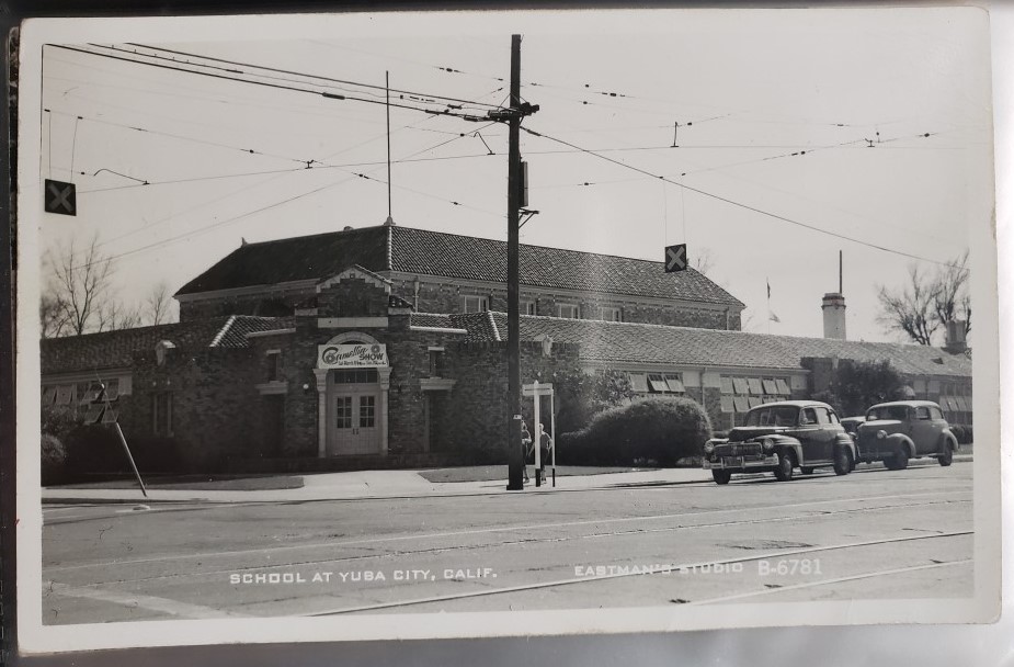 Image for Real Photo Post Card: "School at Yuba City, Calif.; B-6781"