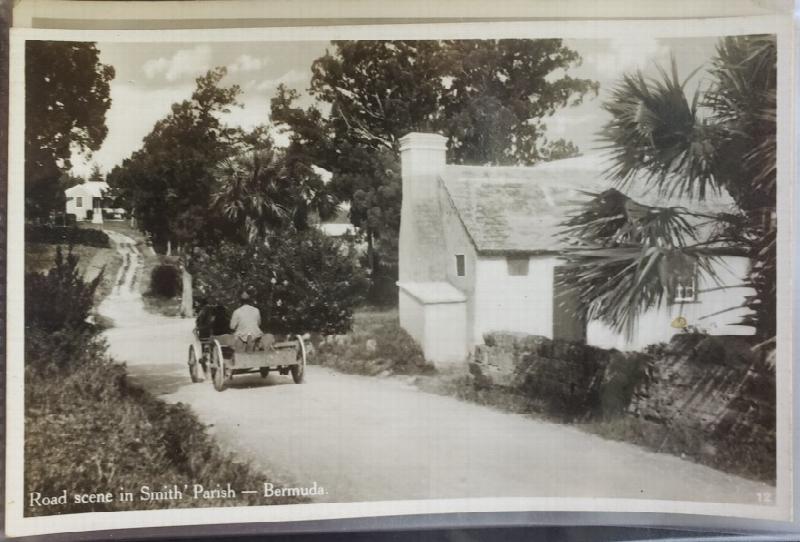 Image for Real Photo Post Card: "Road scene in Smith' Parish -- Bermuda.; 12"