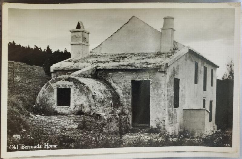 Image for Real Photo Post Card: "Old Bermuda Home; 128"