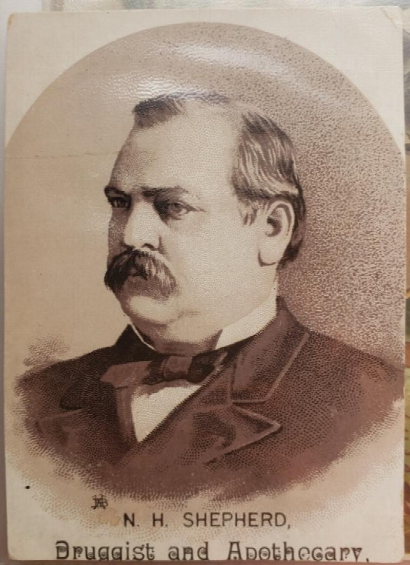 Image for Original Trade Card - "N. H. Shepherd, Druggist and Apothecary."