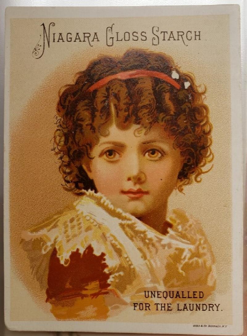 Image for Original Trade Card - "Niagara Gloss Starch; Unequalled for the Laundry."