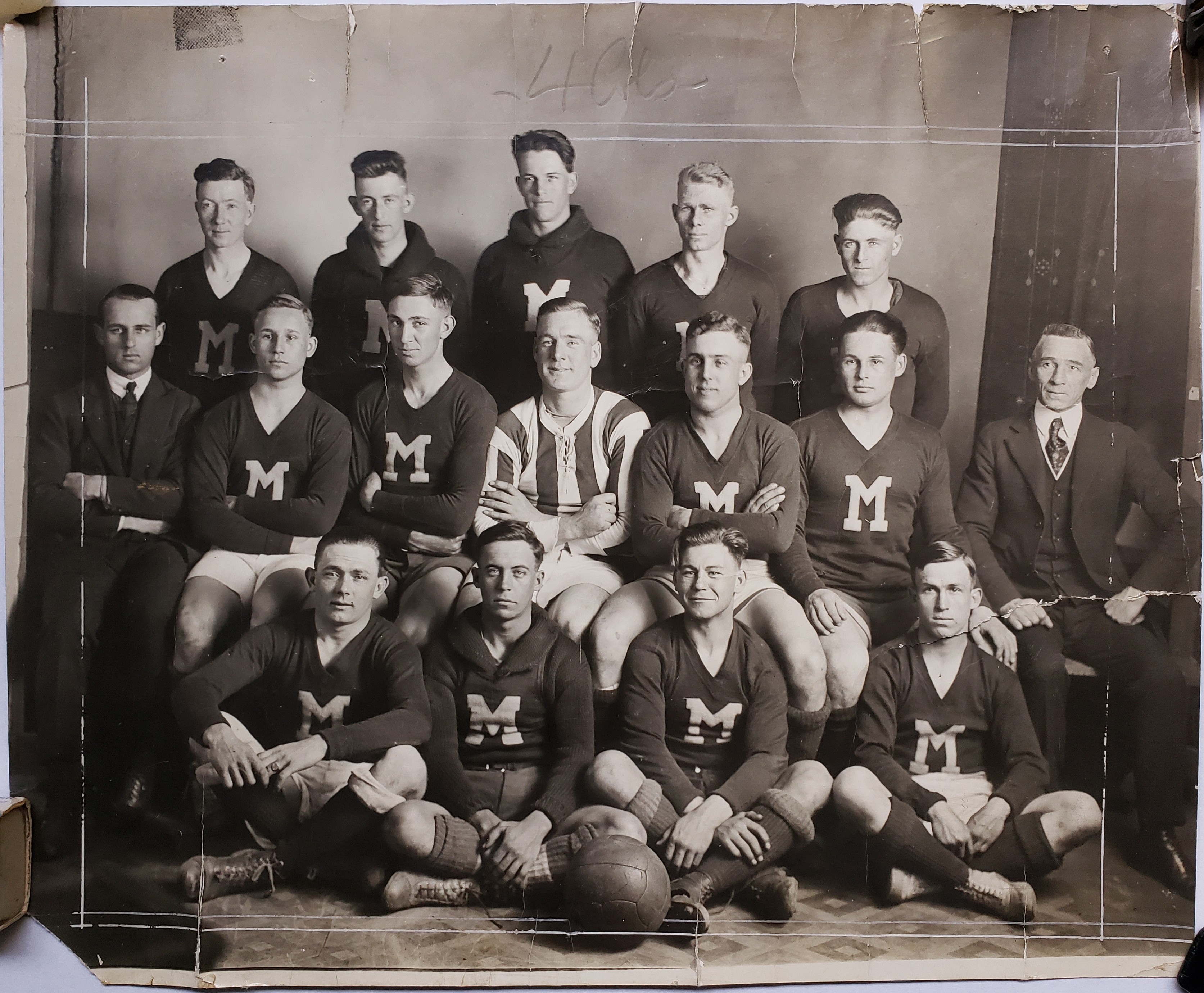 Original Photograph - University of Michigan Football Team, circa 1895